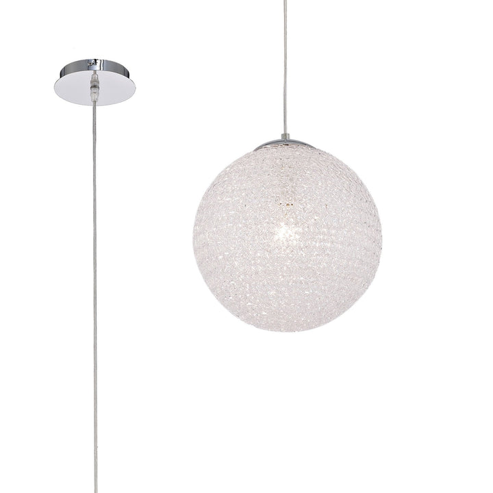 Mantra M5712 Bola Pendant 30cm Round 1 x E27 Chrome