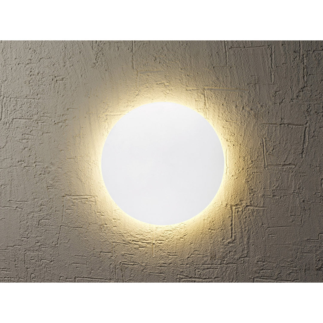 Mantra MC0102 | Bora Bora Wall Light | 18cm Round 12W LED Matt White