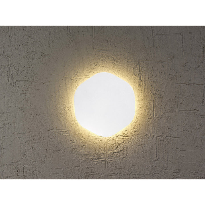 Mantra MC0105 Bora Bora Wall Light 14.4cm Hexagonal 6W LED Matt White