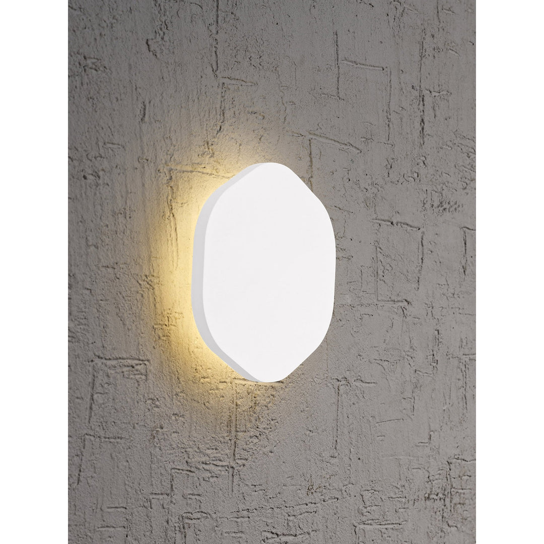 Mantra MC0105 Bora Bora Wall Light 14.4cm Hexagonal 6W LED Matt White