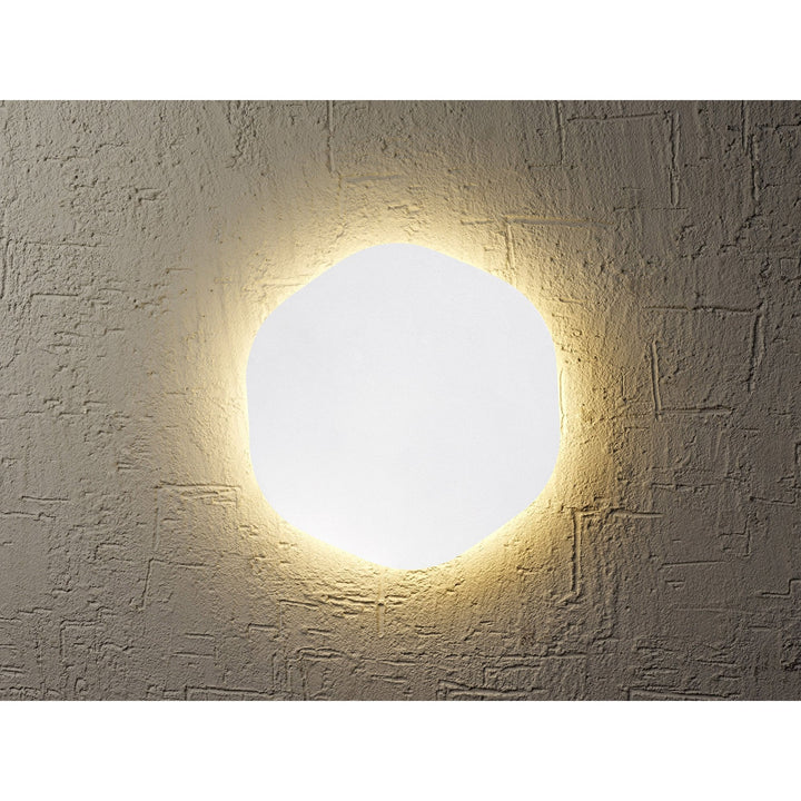 Mantra MC0106 Bora Bora Wall Light 19.2cm Hexagonal 12W LED Matt White