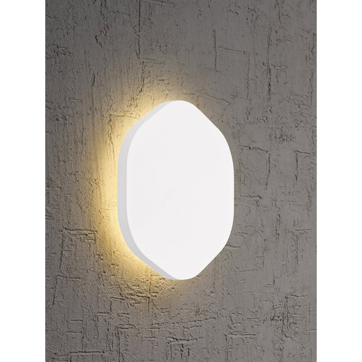 Mantra MC0106 Bora Bora Wall Light 19.2cm Hexagonal 12W LED Matt White