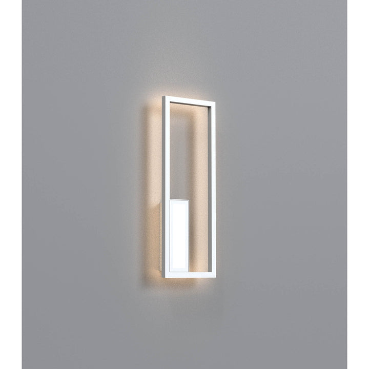 Mantra M7667 Boutique Rectangle Wall Lamp Dimmable 21W LED White