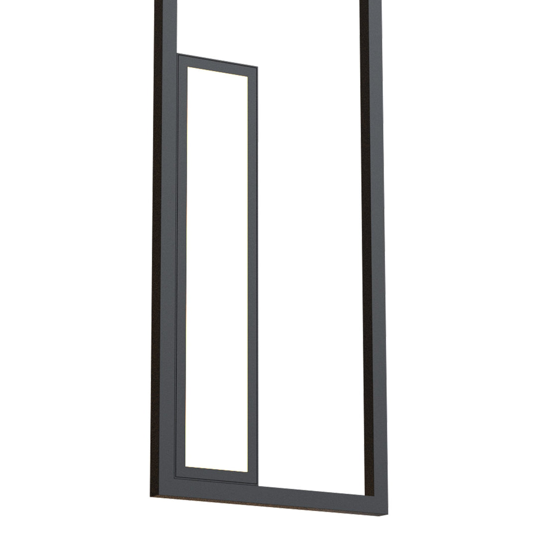 Mantra M7678 Boutique Rectangle Wall Lamp 21W LED Black