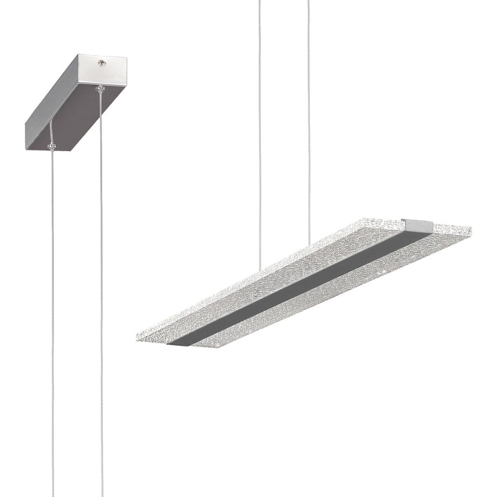 Mantra M5790 Burbuja Pendant Linear 120cm 48W LED Chrome