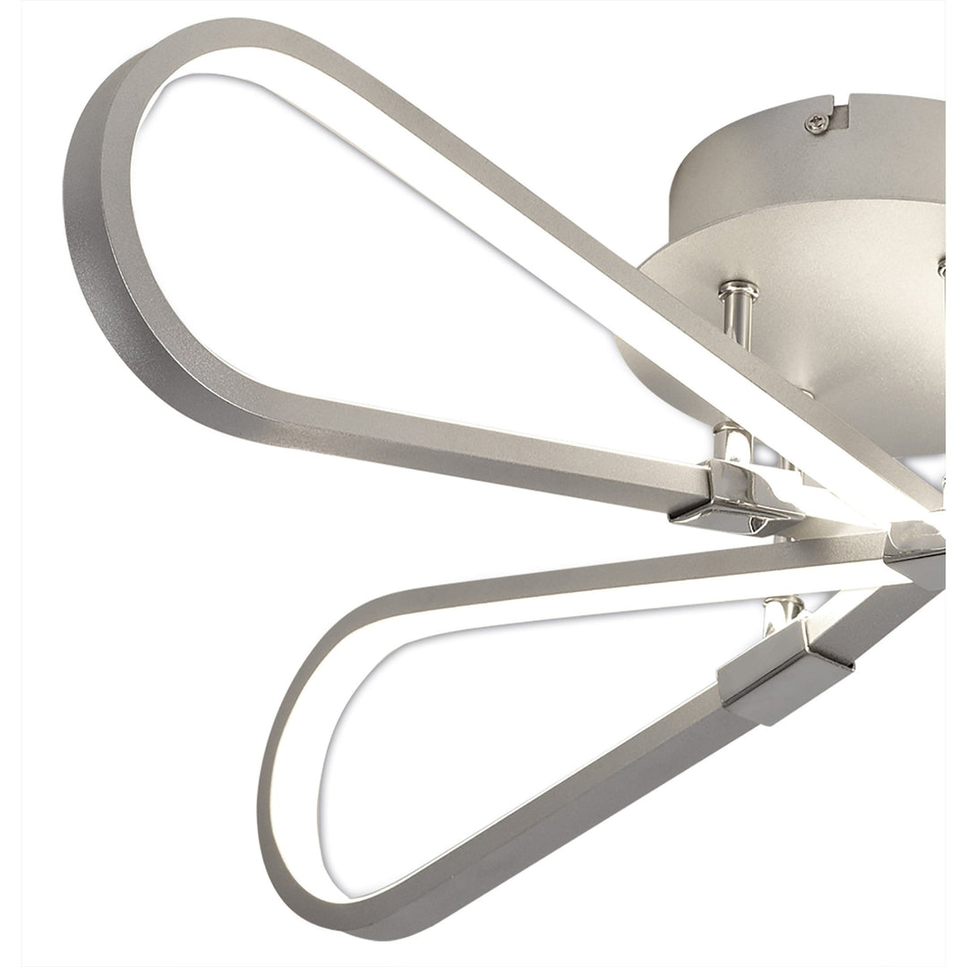 Mantra M5982 Bucle Ceiling Light LED Silver