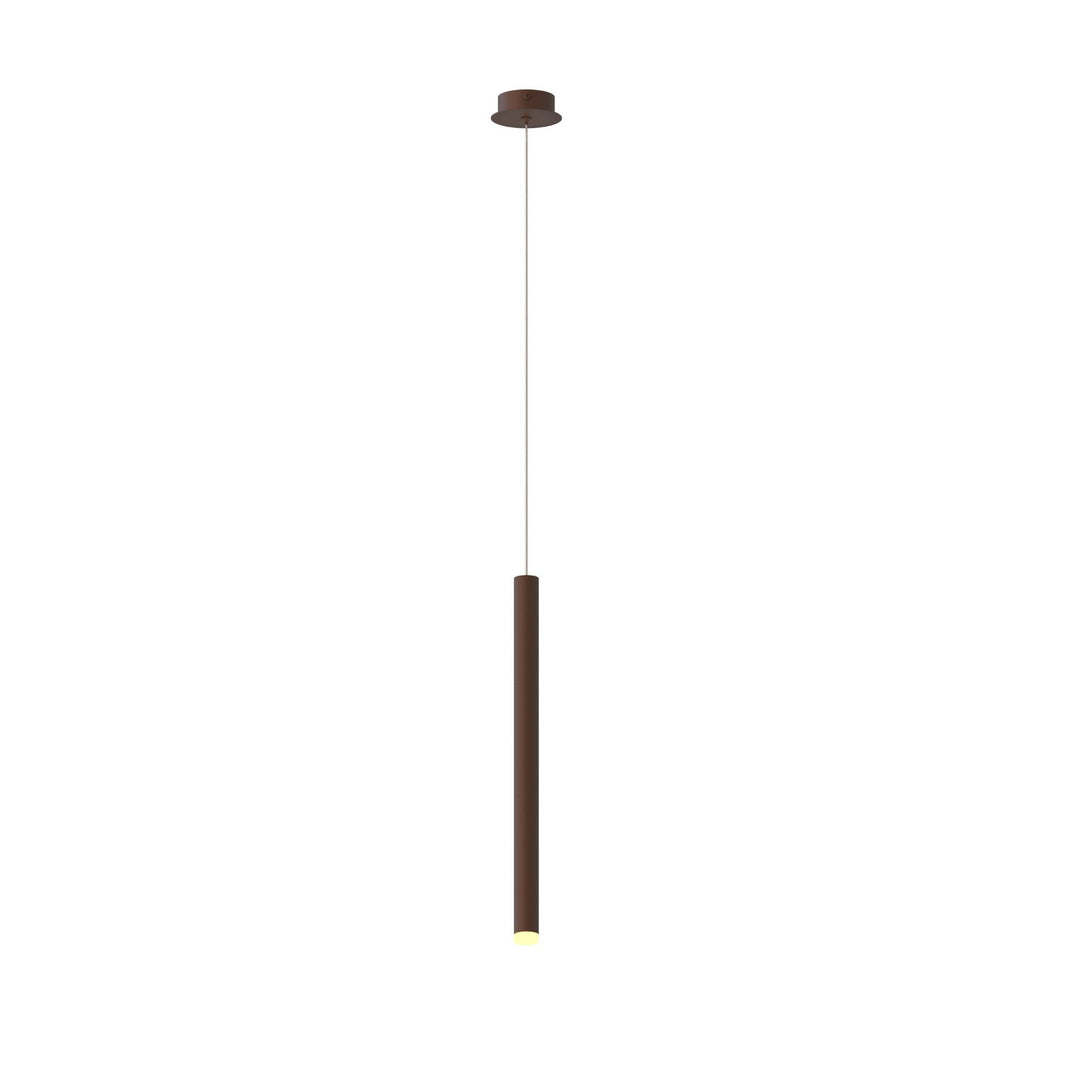 Mantra M8081 Cala 1 Light Pendant 6W LED Rust Brown