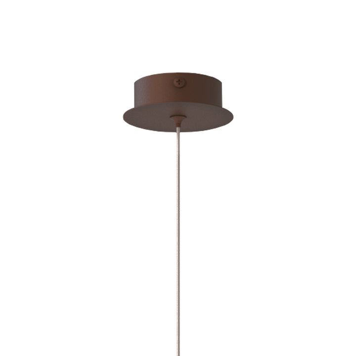 Mantra M8081 Cala 1 Light Pendant 6W LED Rust Brown