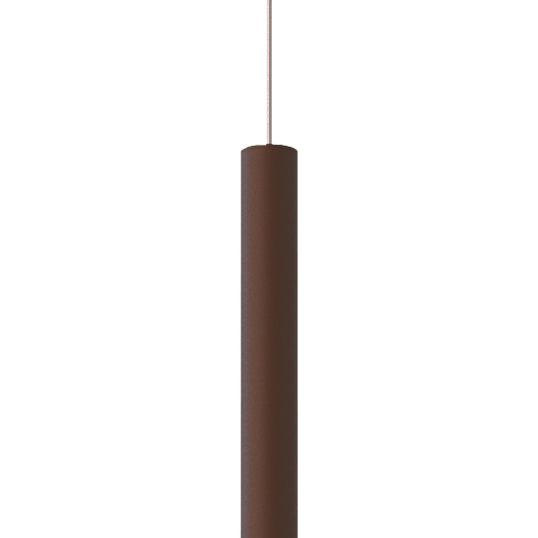 Mantra M8081 Cala 1 Light Pendant 6W LED Rust Brown