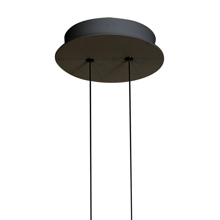 Mantra M7579 Capuccina 6 Light Linear Pendant 45W LED Black