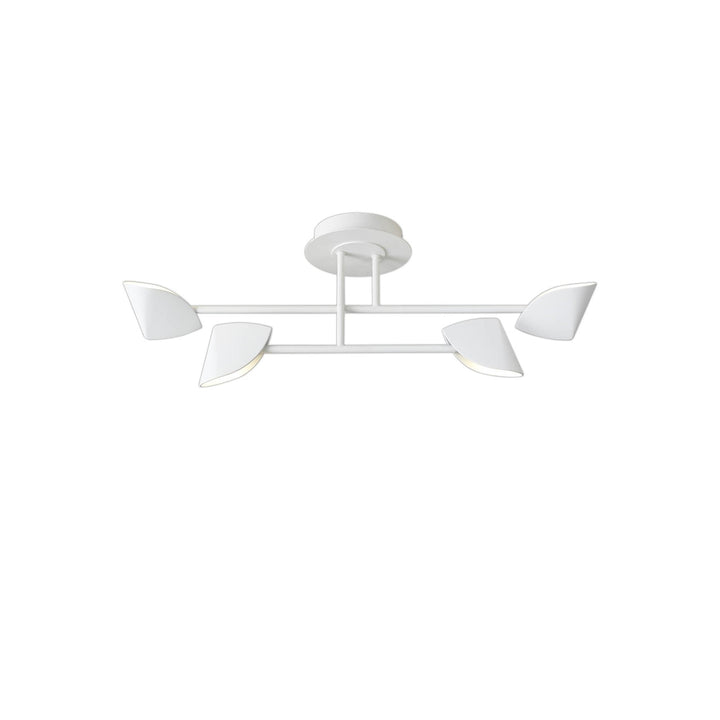 Mantra M7574 Capuccina Small 4 Light Semi Flush 30W LED White