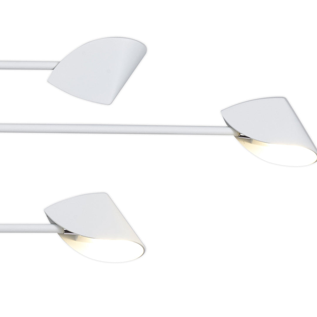 Mantra M7571 Capuccina 6 Light Linear Pendant 45W LED White