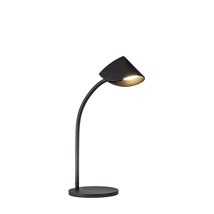 Mantra M7584 Capuccina Small 1 Light Table Lamp 8.5W LED Black