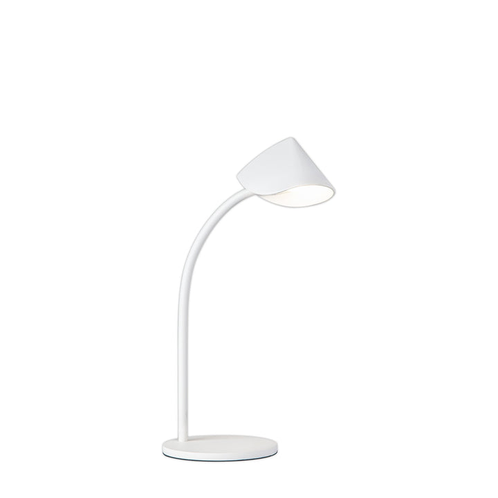 Mantra M7576 Capuccina Small 1 Light Table Lamp 8.5W LED White