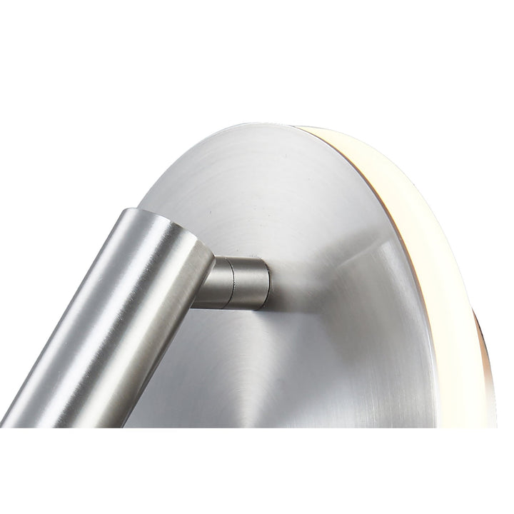 Mantra M6081 Cayman Round Wall + Reading Light 6W + 3W LED Satin Nickel