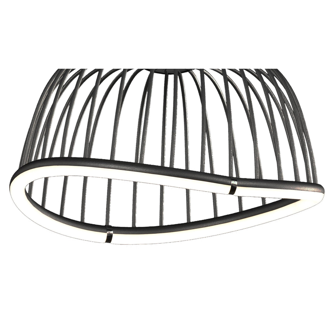 Mantra M6685 Celeste Pendant 41cm Round 20W LED Black