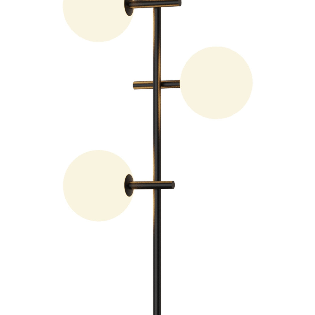 Mantra M7639 Cellar Floor Lamp 4 Light Replaceable 5W LEDs Black