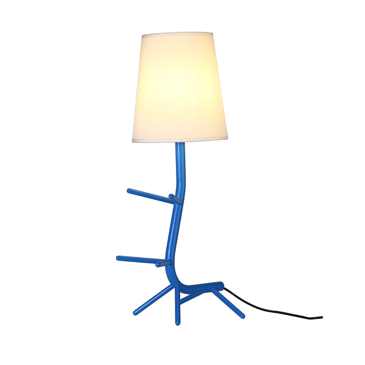 Mantra M7253 Centipede Table Lamp Shade 1 Light Blue / White