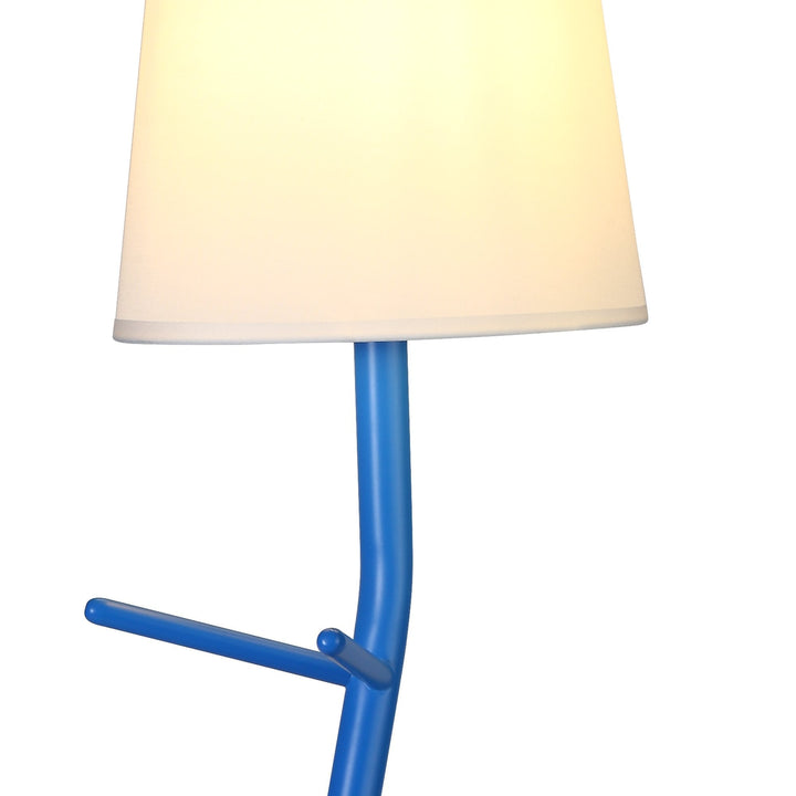 Mantra M7253 Centipede Table Lamp Shade 1 Light Blue / White