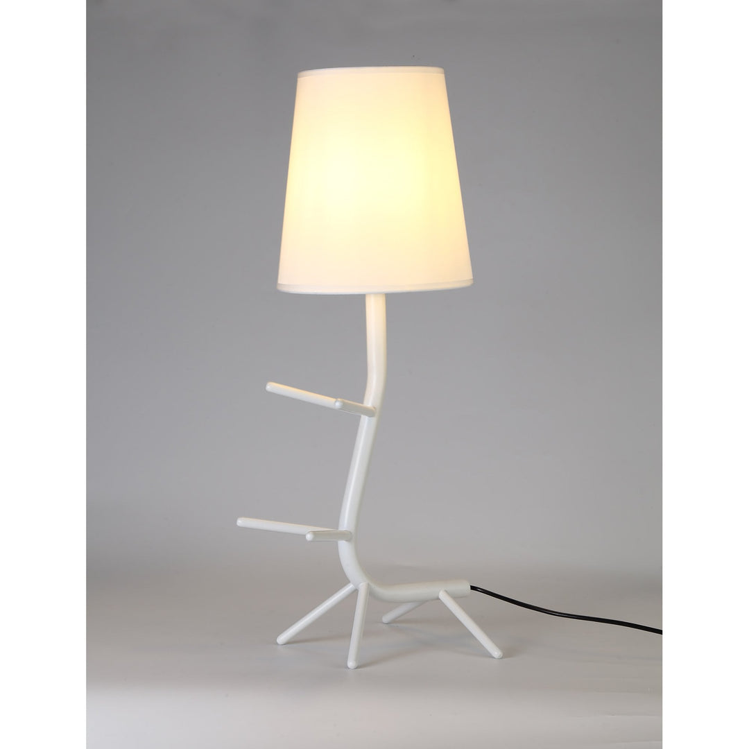 Mantra M7250 Centipede Table Lamp Shade 1 Light White