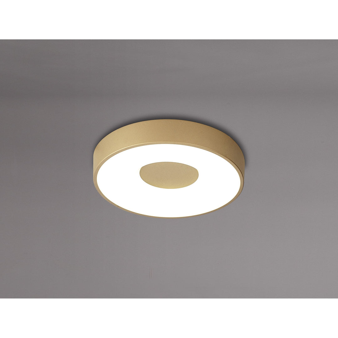 Mantra M8038 Coin Round Ceiling 56W LED Remote Control - Gold