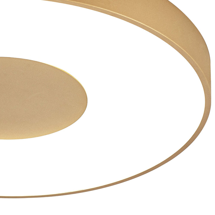 Mantra M8038 Coin Round Ceiling 56W LED Remote Control - Gold