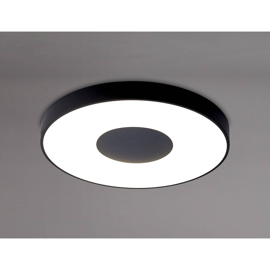 Mantra M7561 Coin Round Ceiling 100W LED Remote Control - Black