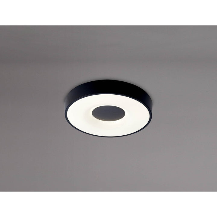 Mantra M7567 Coin Round Ceiling 56W LED Remote Control - Black