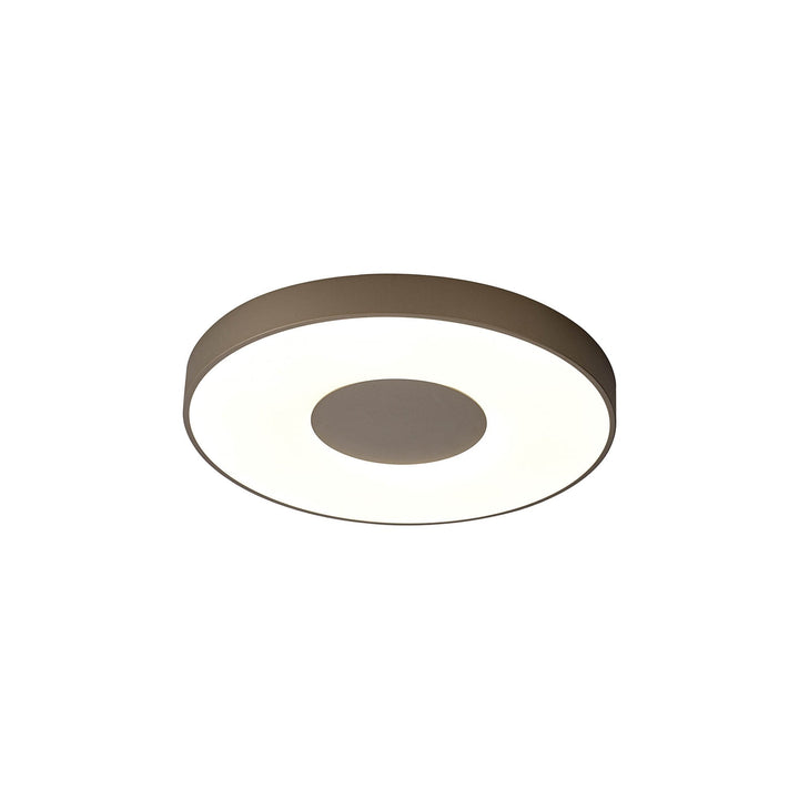 Mantra M7691 Coin Round Ceiling 80W LED Remote Control - Sand Brown