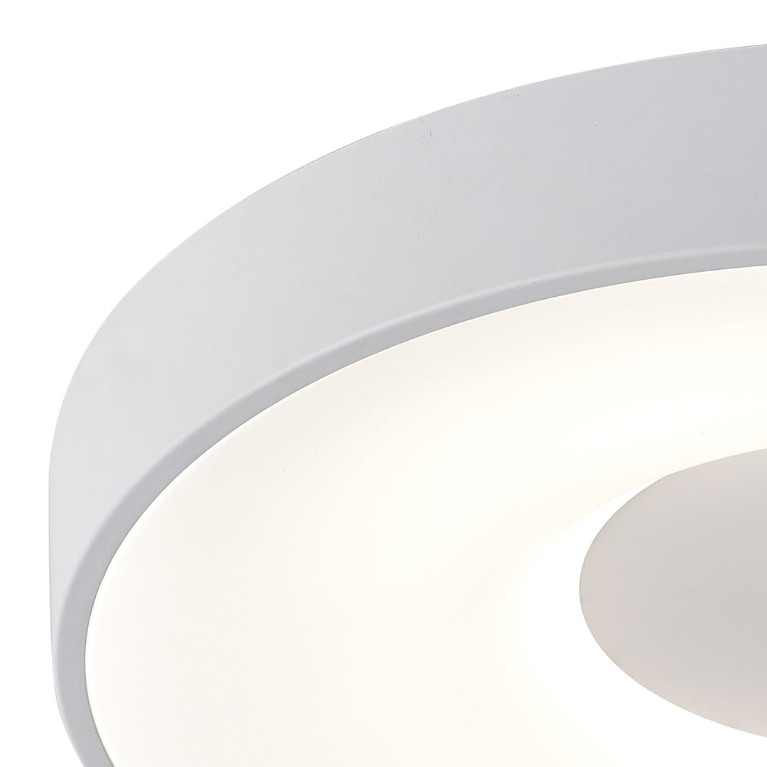 Mantra M7566 Coin Round Ceiling 56W LED Remote Control - White