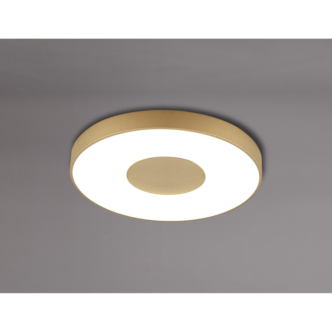 Mantra M8037 Coin Round Ceiling 80W LED Remote Control - Gold