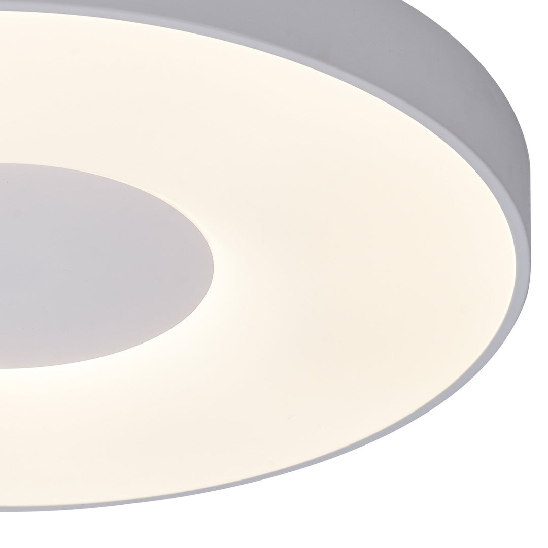 Mantra M7560 Coin Round Ceiling 100W LED Remote Control - White