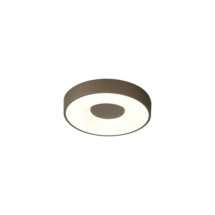 Mantra M7692 Coin Round Ceiling 56W LED Remote Control - Sand Brown