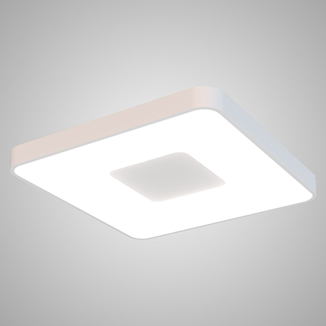 Mantra M7916 Coin Square Ceiling 100W LED Remote Control - White