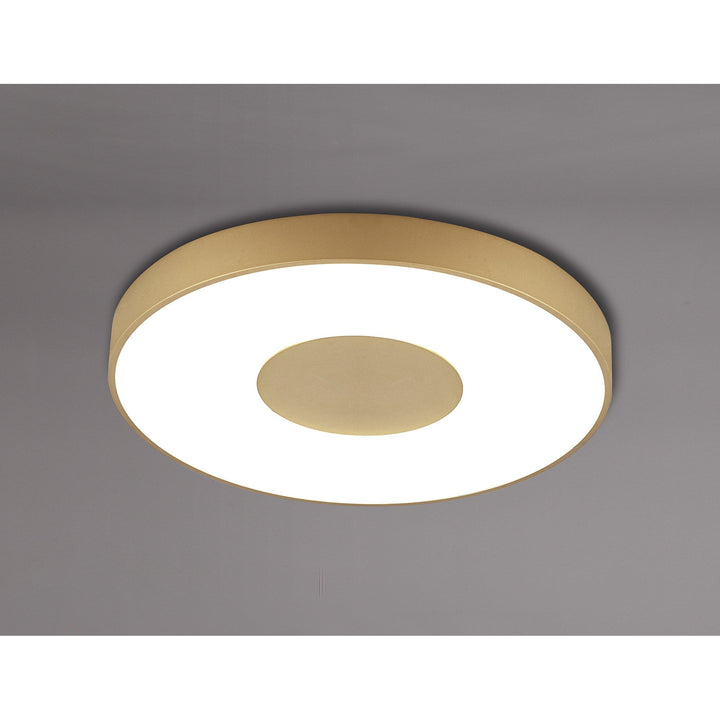 Mantra M8036 Coin Round Ceiling 100W LED Remote Control - Gold