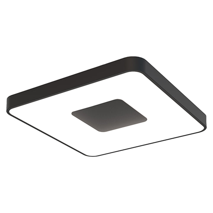 Mantra M7917 Coin Square Ceiling 100W LED Remote Control - Black