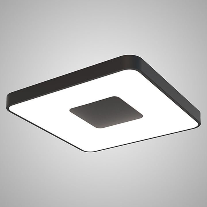 Mantra M7917 Coin Square Ceiling 100W LED Remote Control - Black