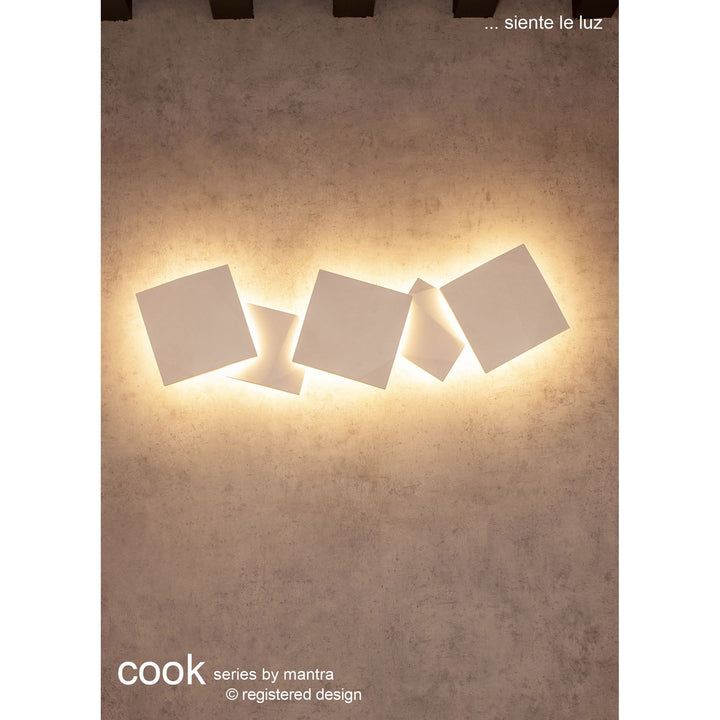 Mantra M7111 Cook Wall Light 12.5W LED White