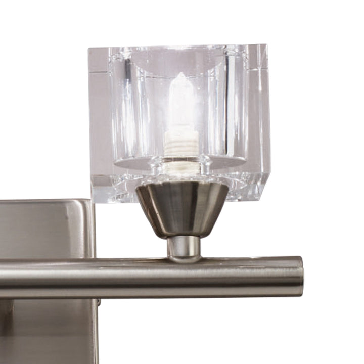 Mantra M2364SN Cuadrax Wall Lamp 2 Light G9 Satin Nickel