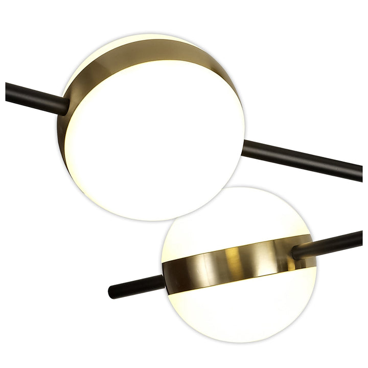 Mantra M7162 Cuba Ceiling 4 Light 32W LED Gold/Black