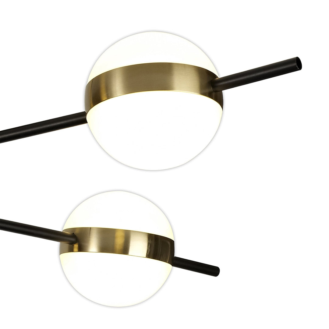 Mantra M7162 Cuba Ceiling 4 Light 32W LED Gold/Black