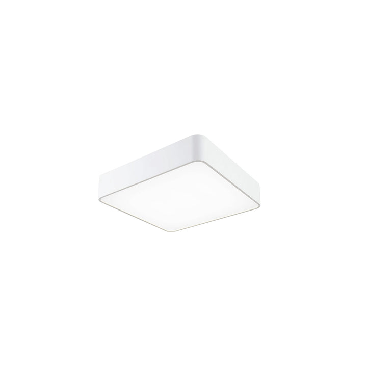 Mantra M5502 Cumbuco Flush 40cm Square 35W LED White/Acrylic