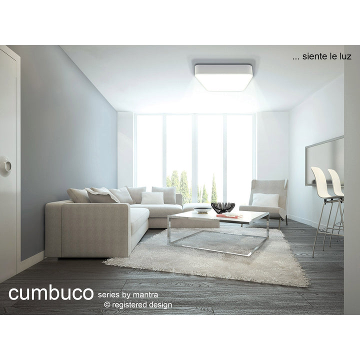 Mantra M5503 Cumbuco Flush Rectangle 85W LED White/ Acrylic