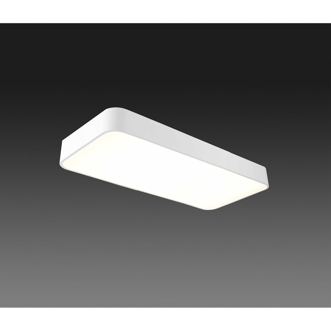 Mantra M5501 Cumbuco Flush Rectangular 50W LED White Acrylic