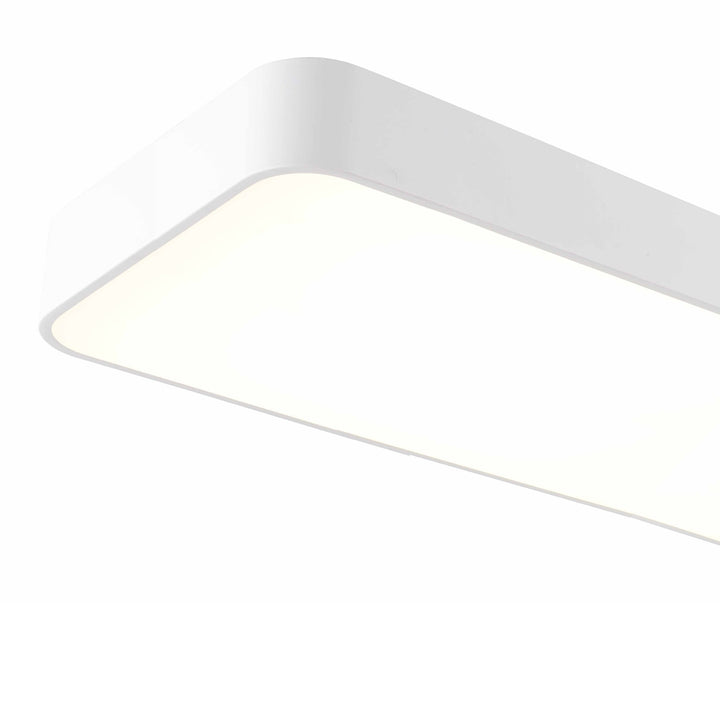 Mantra M5501 Cumbuco Flush Rectangular 50W LED White Acrylic