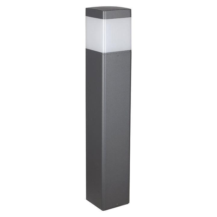 Mantra M8109 Chicago Outdoor 65cm Square Post Lamp 1 Light Anthracite