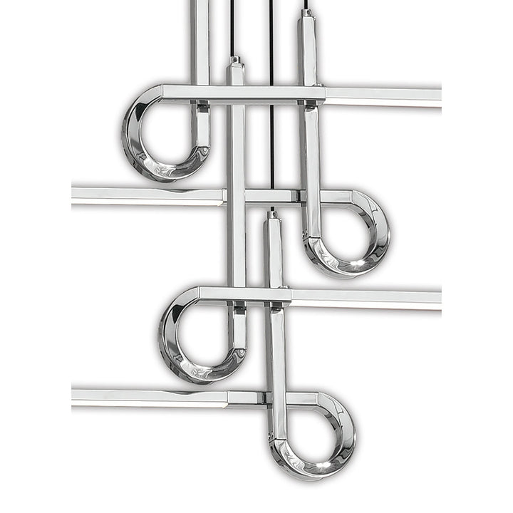 Mantra M6121 Cinto Pendant 42W LED Polished Chrome