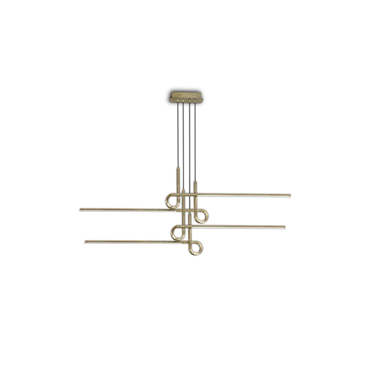 Mantra M6123 Cinto Pendant 42W LED Antique Brass