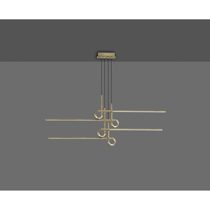 Mantra M6123 Cinto Pendant 42W LED Antique Brass