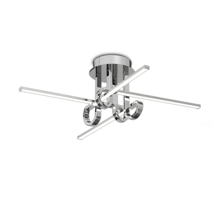 Mantra M6125 Cinto Ceiling Light 28W LED Polished Chrome